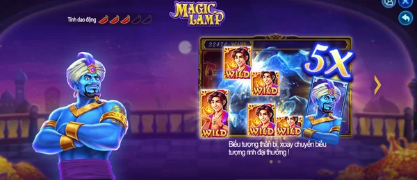 Aladin là trò chơi game slot hấp dẫn mang lại cơ hội đổi đời cho bạn