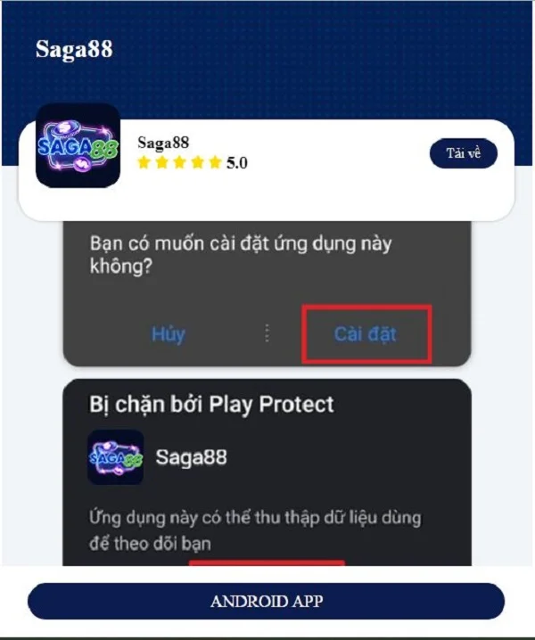 Nguyên nhân gặp lỗi tải app saga88 có thể do mạng internet