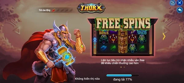 Thor X là game nổ hũ Saga88 với đồ họa đẹp và âm thanh sống động