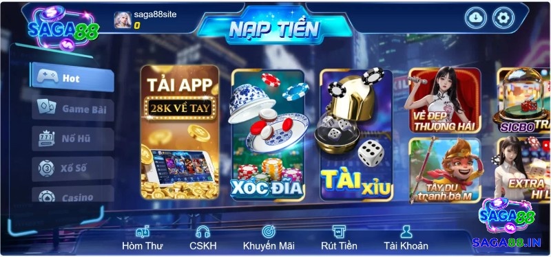 Địa chỉ chơi casino uy tín: Saga88