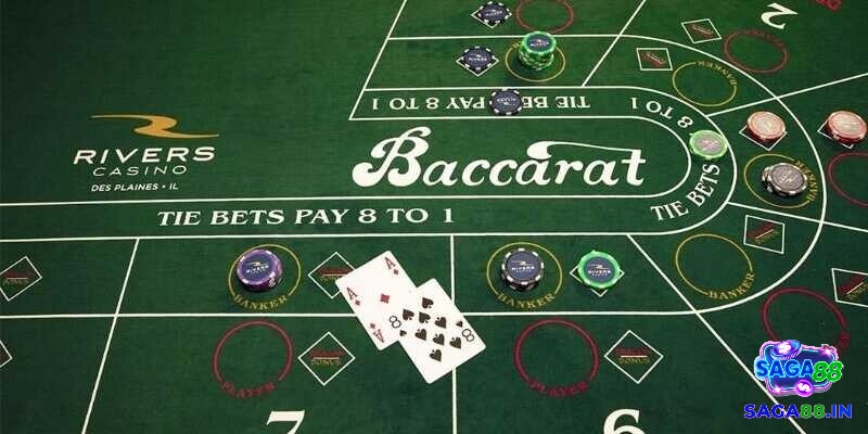 Cách chơi Baccarat hiệu quả là không nên đặt cược với cửa Tie