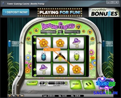 BeetleFrenzy là một game slot 9 cuộn 5 dòng