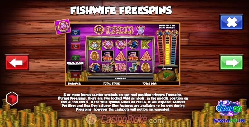 Có thê dễ dàng đạt được nhiều FISHWIFE FREESPIN