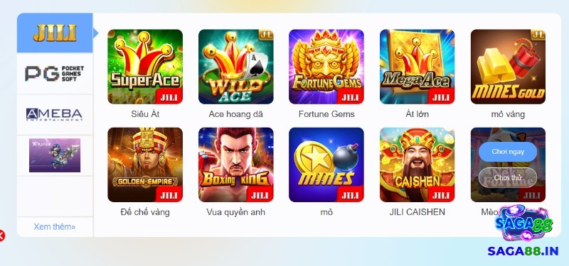 Slot game với sự đa dang về trò chơi và tiền thưởng cực khủng