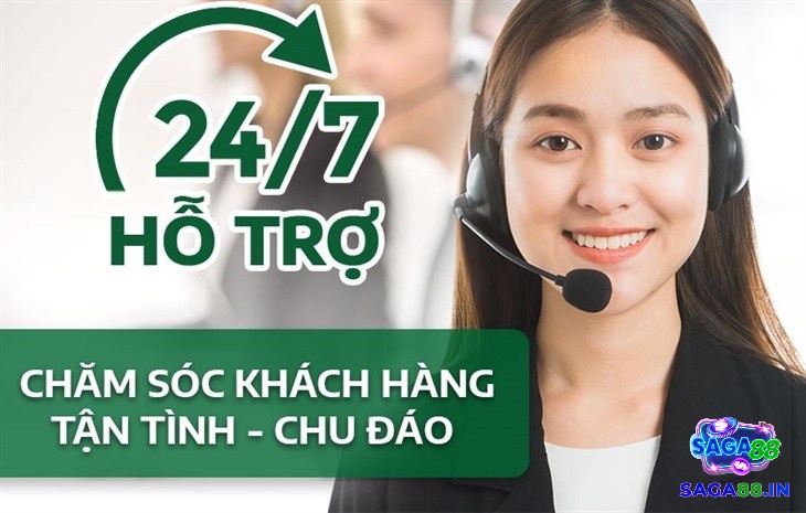 Đội ngũ CSKH nhiệt tình hỗ trợ anh em cược thủ 24/7