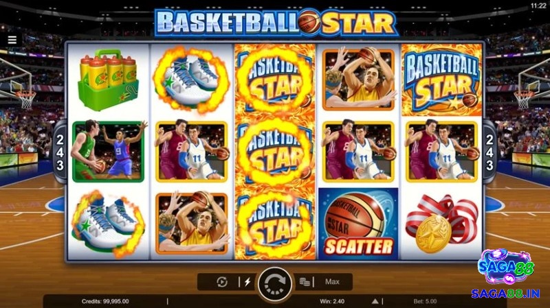 Cách chơi game slot Basketball Star rất đơn giản