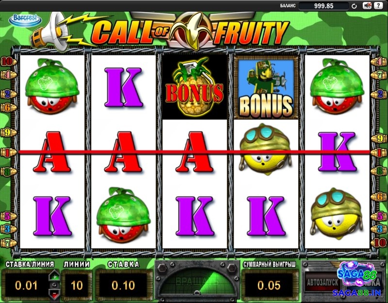 Cách chơi game slot Call of Fruity không quá khó