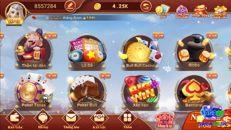 Nổ hũ với tỷ lệ nổ jackpot cao của web game