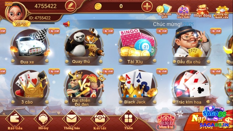 Live casino của web game được thiết kế phù hợp nhu cầu cược thủ