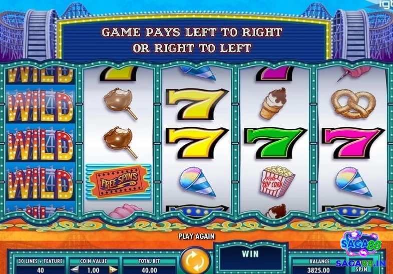 Cash Coaster slot lấy chủ đề thú vị về tàu lượn siêu tốc