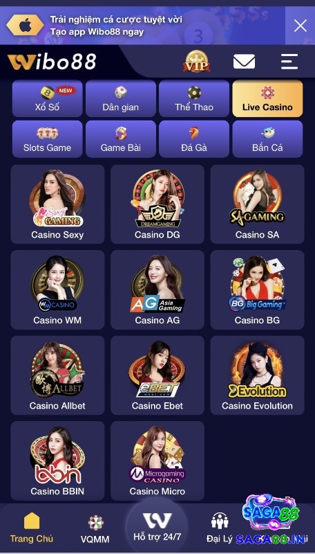 Casino live tại web cược thu hút sự quan tâm của đông đảo cược thủ 