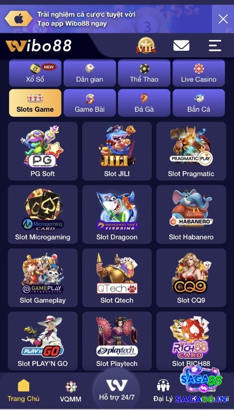 Wibo88 đã đầu tư đặc biệt vào hình ảnh và chất lượng game slot