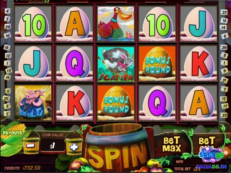 Barnyard Bucks slot trang trại vui nhộn của Multislot