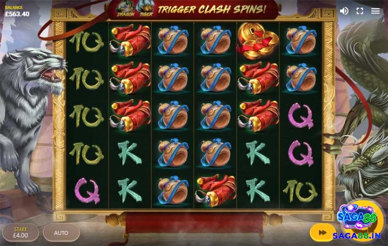 Giao diện chính của slot game với các biểu tượng truyền thống đặc trưng