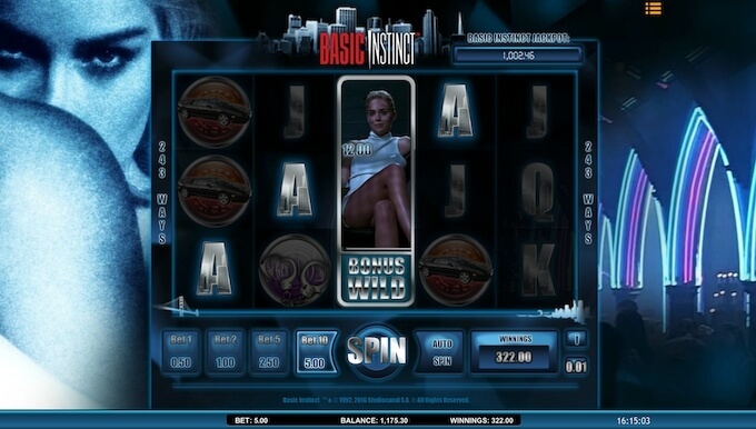 Basic Instinct – Slot phiêu lưu kịch tính cùng Sharon Stone